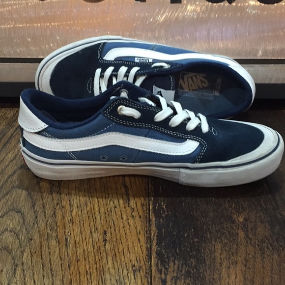 Vans Blue Suede Leather with Canvas Men’s 8 - Picture 7 of 8